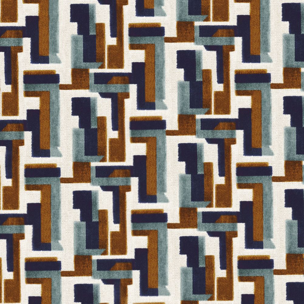 Casamance kangas Bebop Celadon / Marine