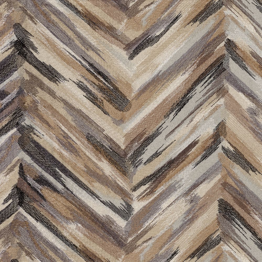 Casamance kangas Petrouchka Praline / Noir De Lune