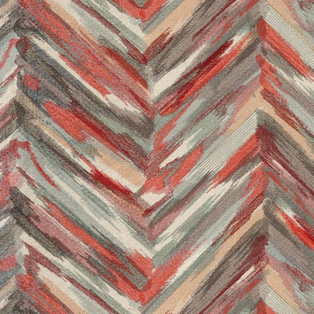 Casamance kangas Petrouchka Carmin / Corail