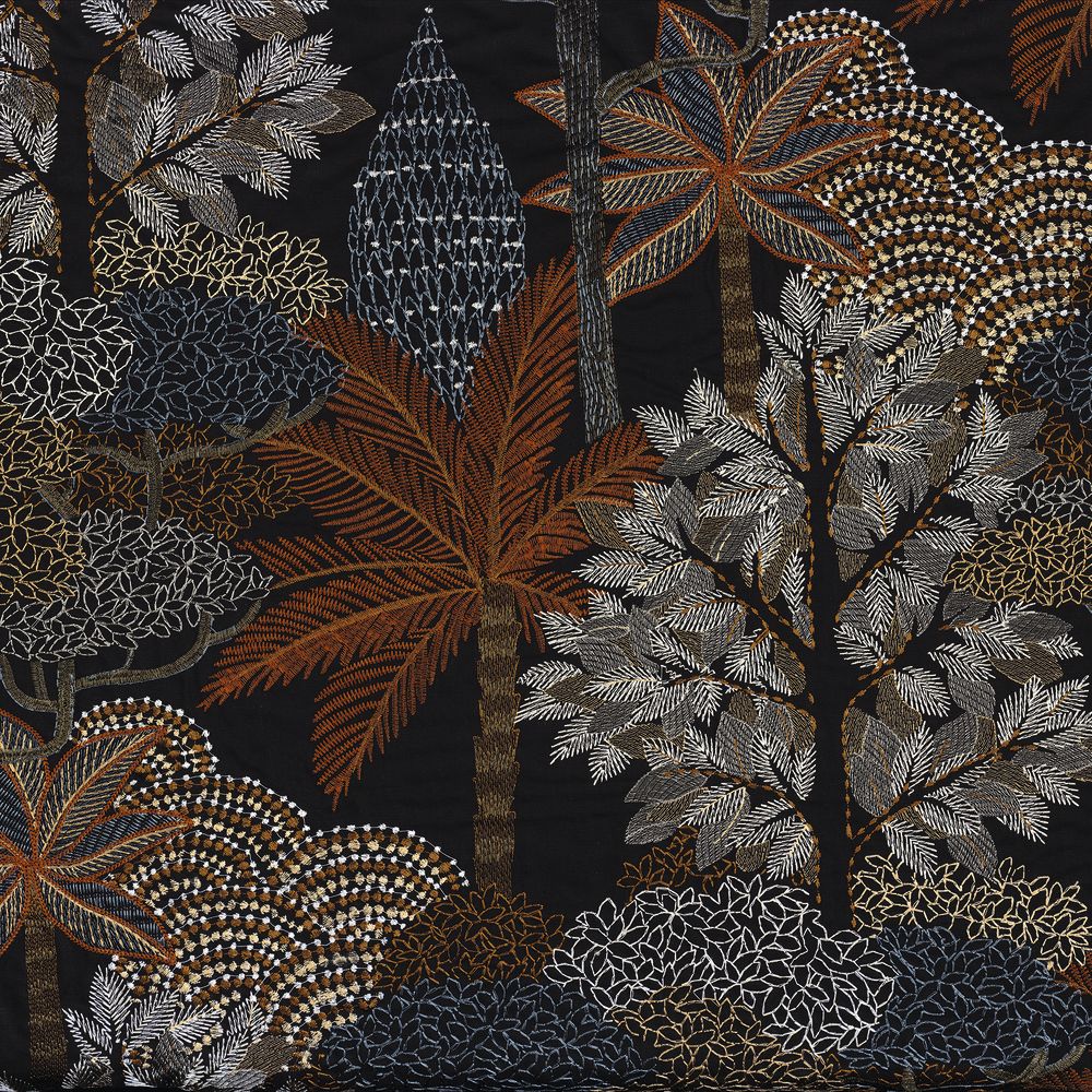 Casamance kangas Voyage Imaginaire Noir / Tabac