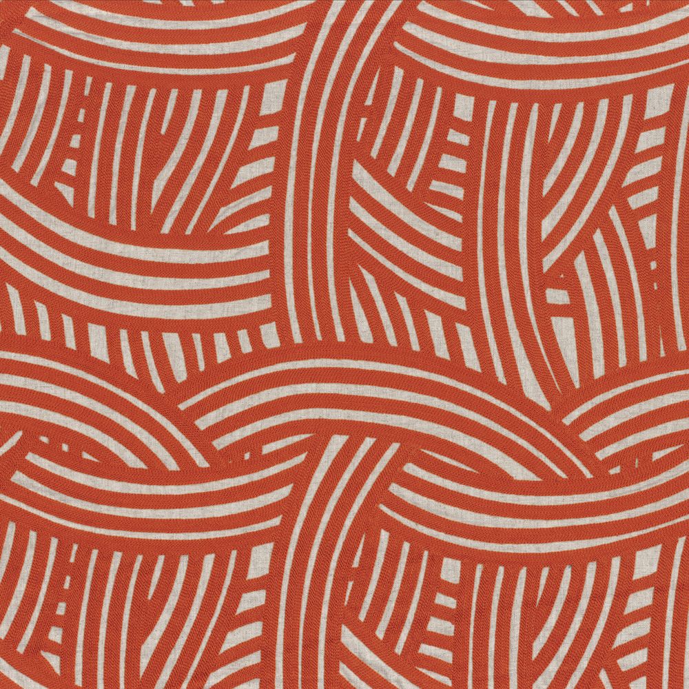 Casamance kangas Caravane Orange