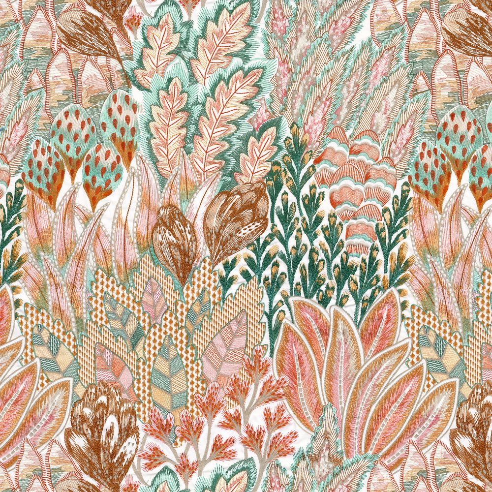 Casamance kangas Salonga Blanc Blush