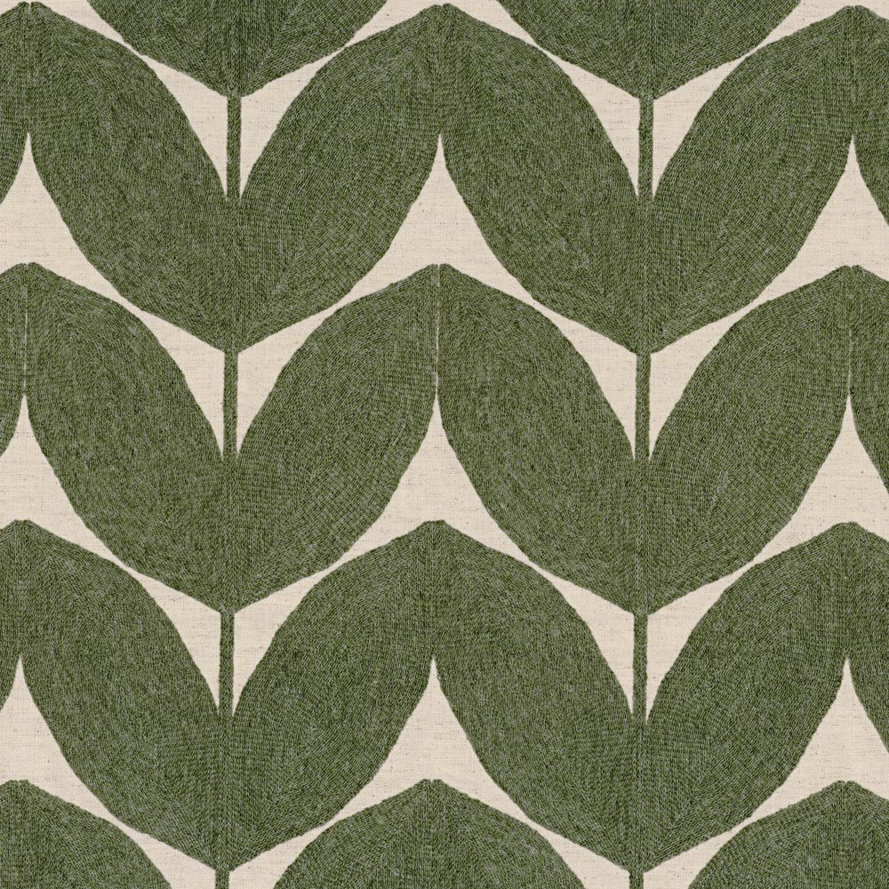 Casamance kangas Herbes Folles Olive