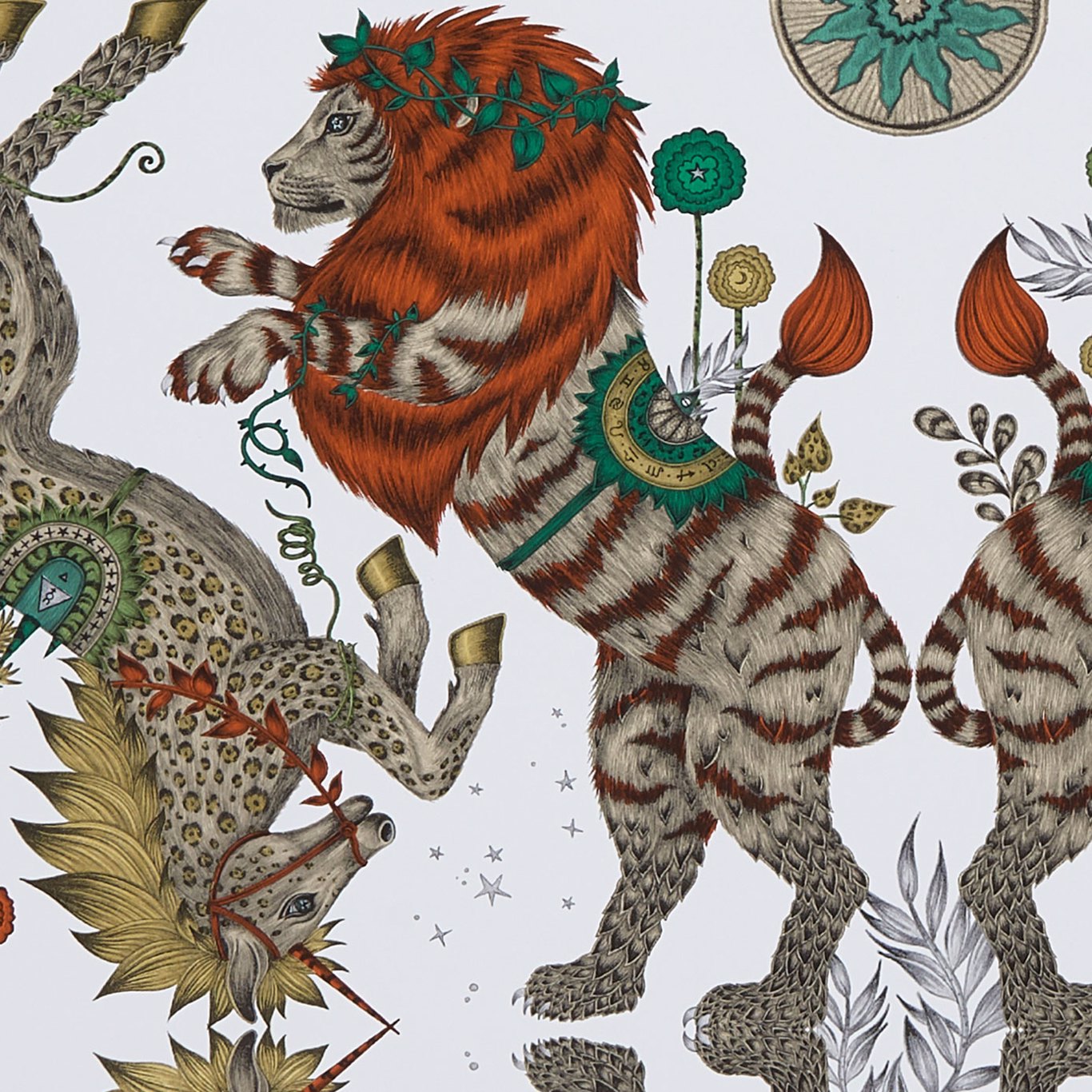 w0113-03 Clarke & Clarke tapeet Caspian