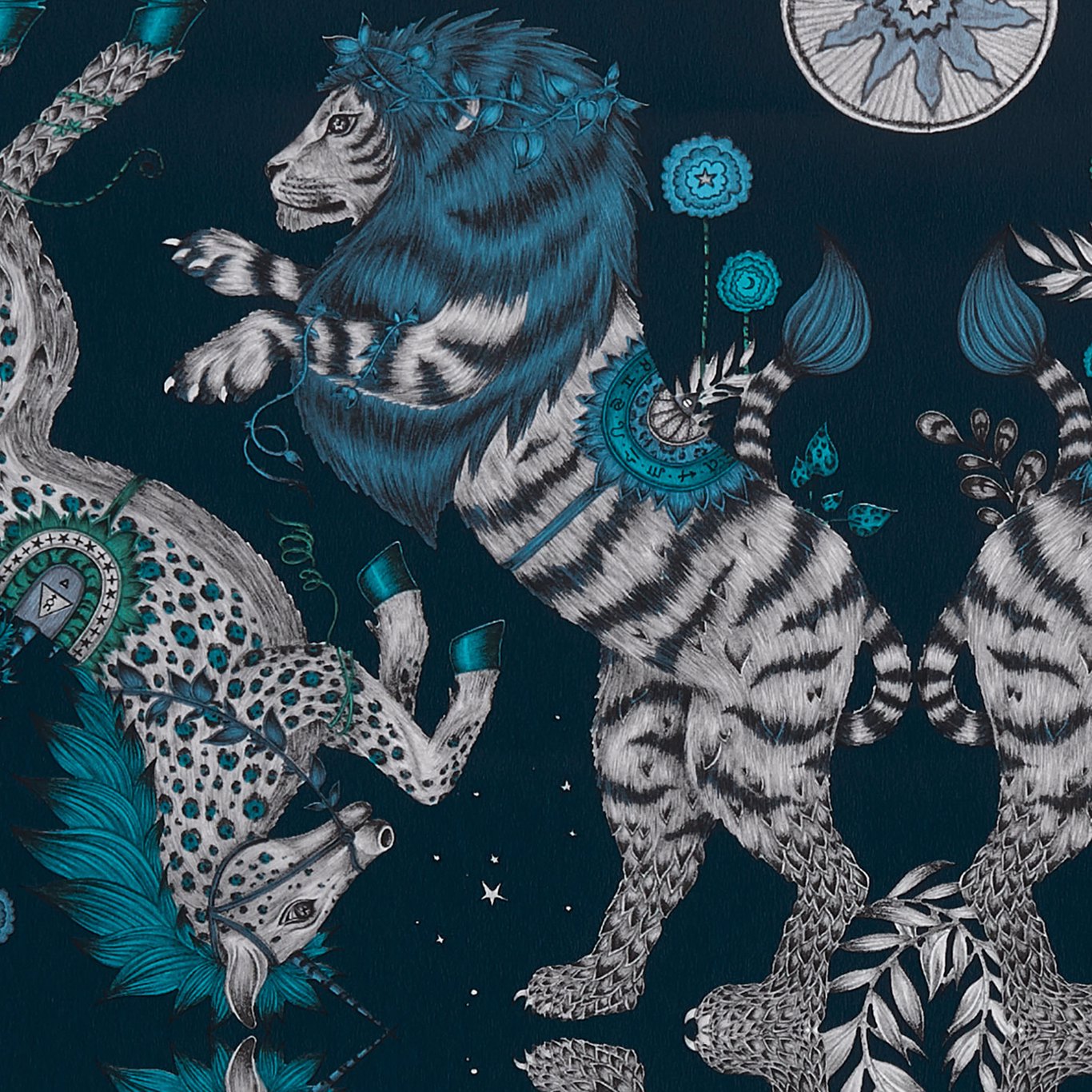 w0113-05 Clarke & Clarke tapeet Caspian