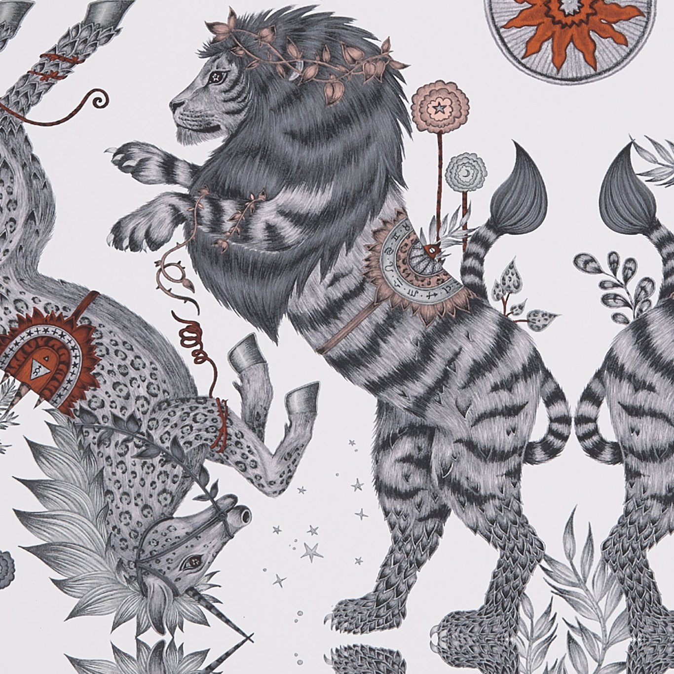 w0113-06 Clarke & Clarke tapeet Caspian