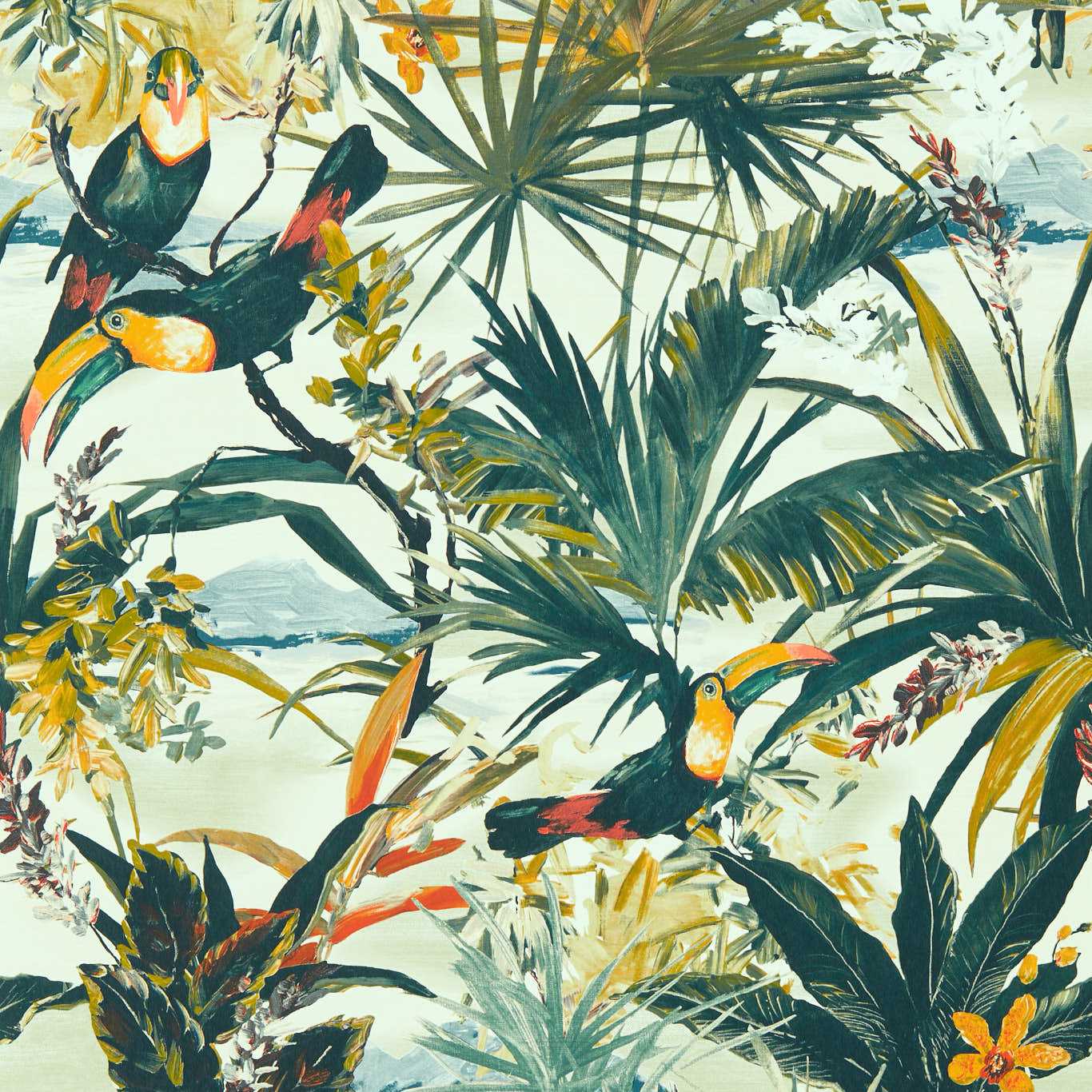 Clarke & Clarke tapeet Toucan