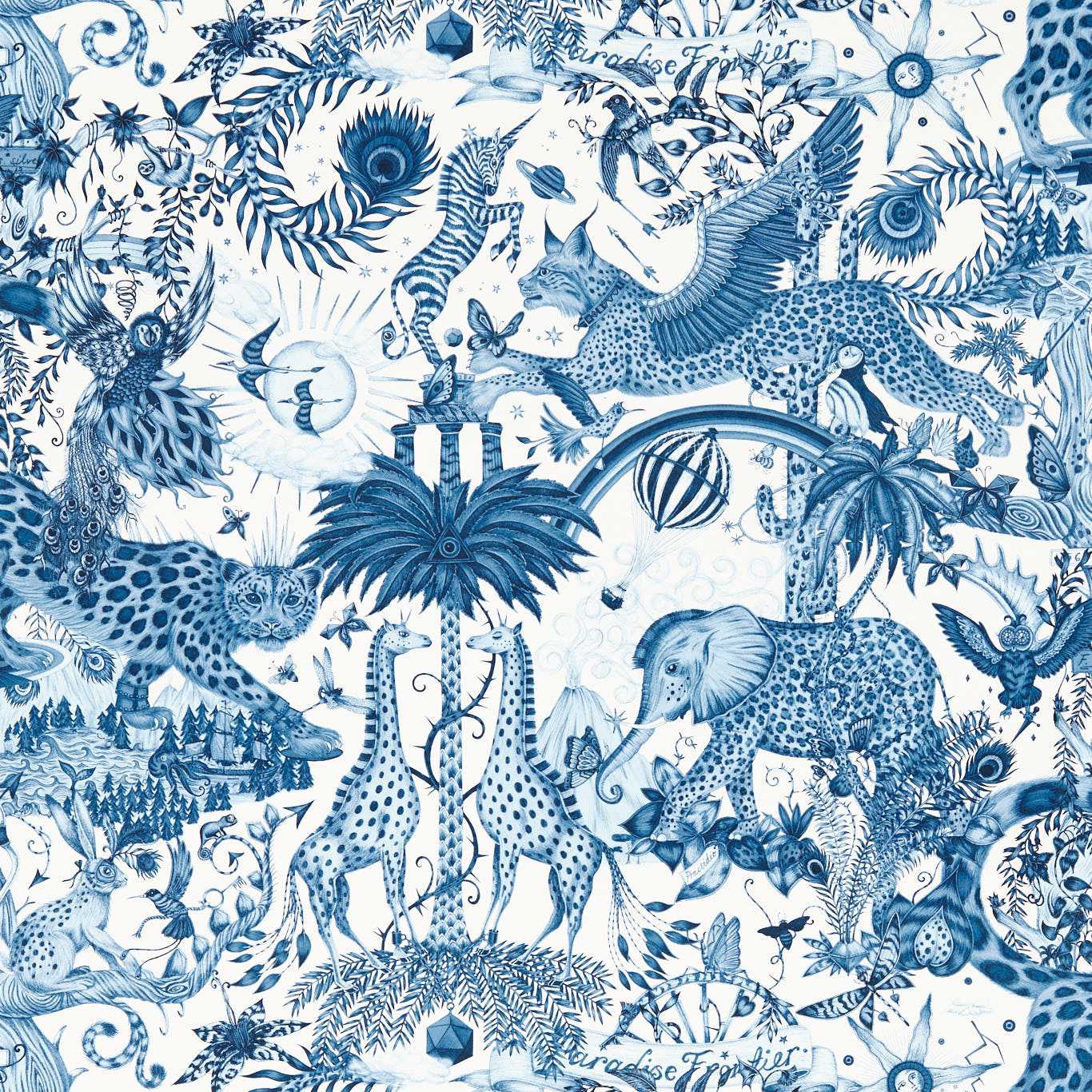 Clarke & Clarke tapeet Paradise Lost