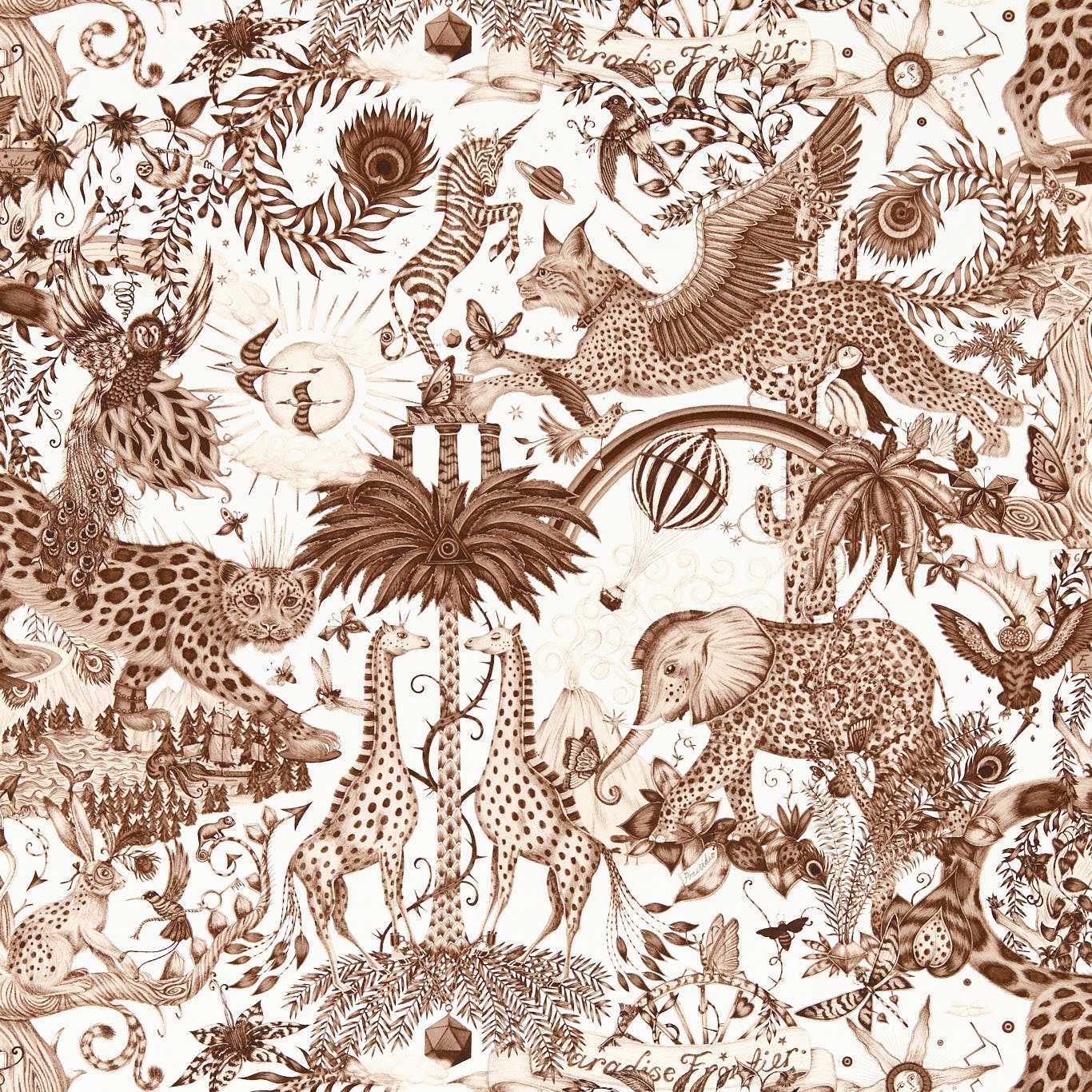 Clarke & Clarke tapeet Paradise Lost