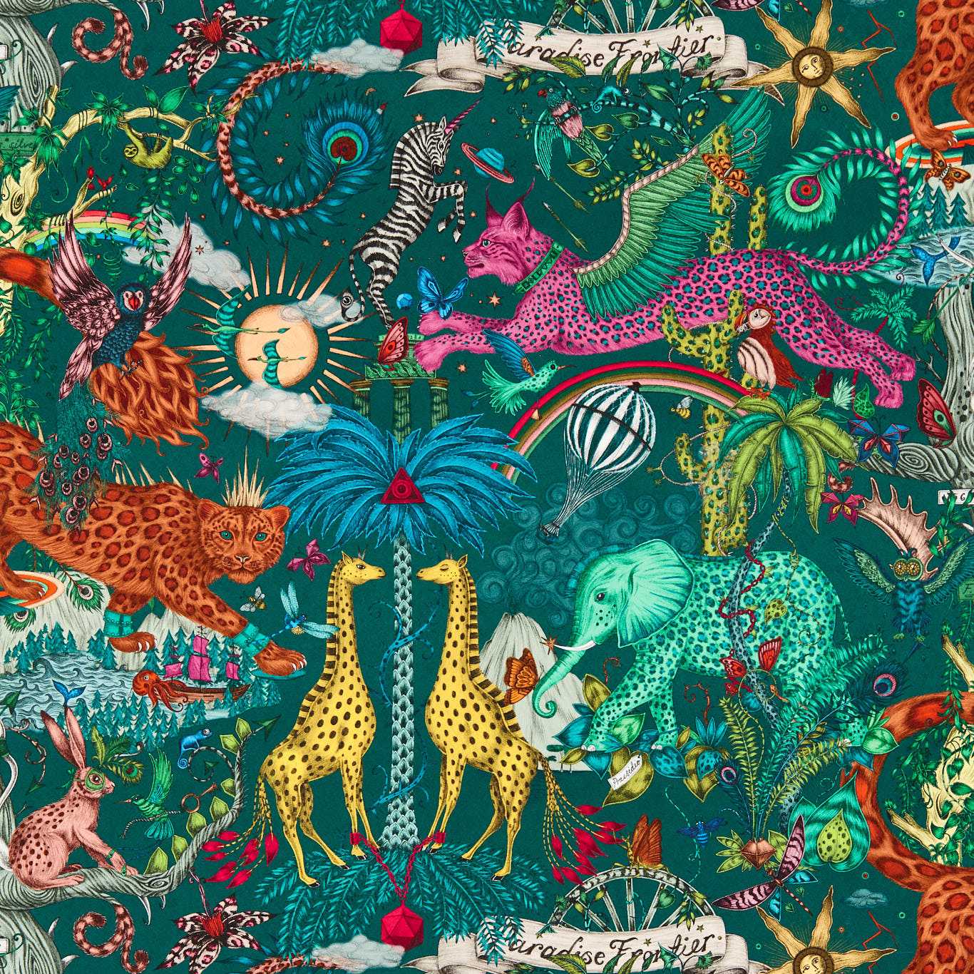 Clarke & Clarke tapeet Paradise Lost
