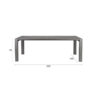 Zuiver Outdoor Table Alban 220x100