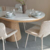 Zuiver toolid Dining Table Almira Oval Oak