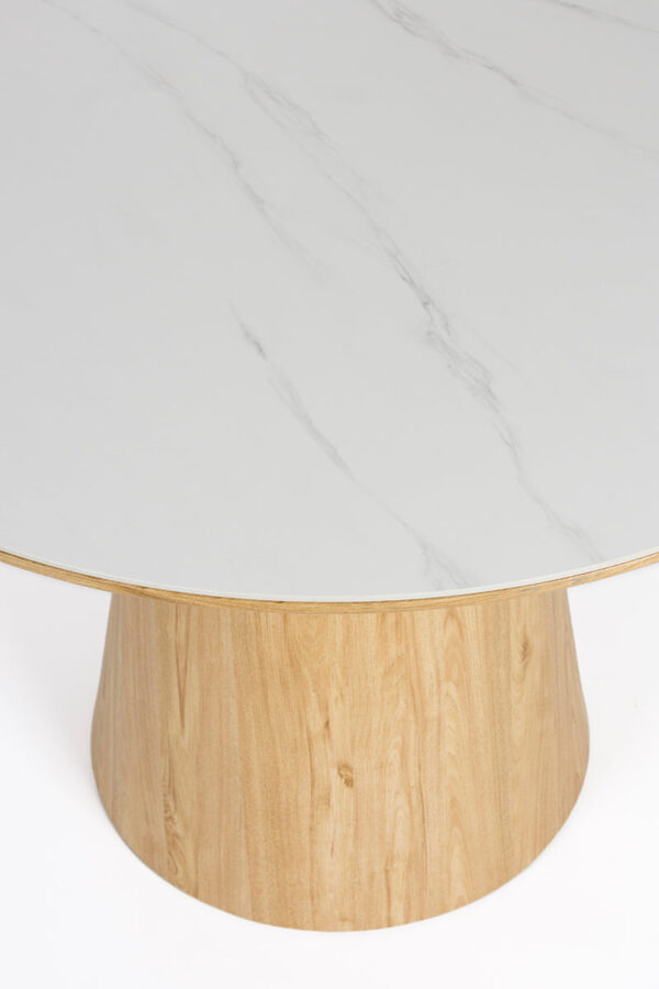 Zuiver toolid Dining Table Almira Round Oak