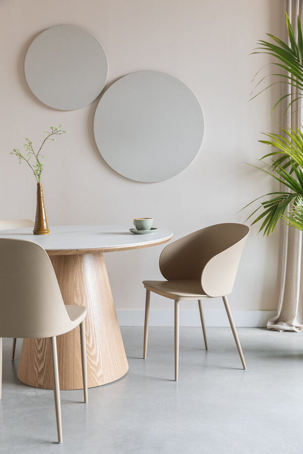 Zuiver toolid Dining Table Almira Round Oak