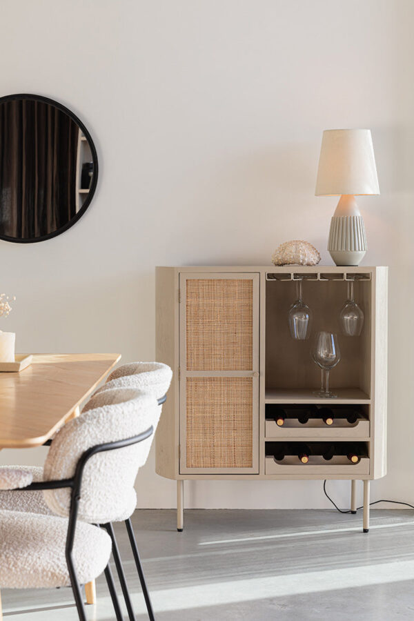 Zuiver kapp Wine Cabinet Amaya Low