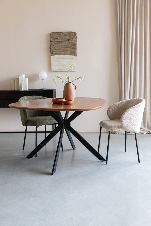 Zuiver laud Chase Table Organic Round