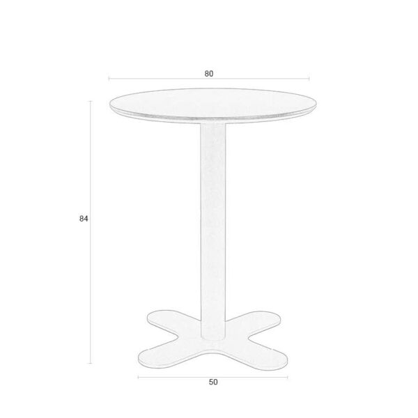 Zuiver laud Bistro Table Sanjay