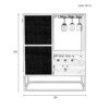 Zuiver kapp Wine Cabinet Guuji Low