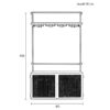 Zuiver seinariiul Wall Wine Shelf Guuji