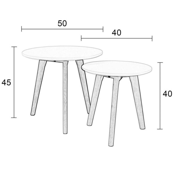Zuiver abilaud Bodine Set Of 2
