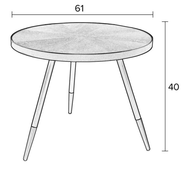 Zuiver tumba Coffee Table Denise