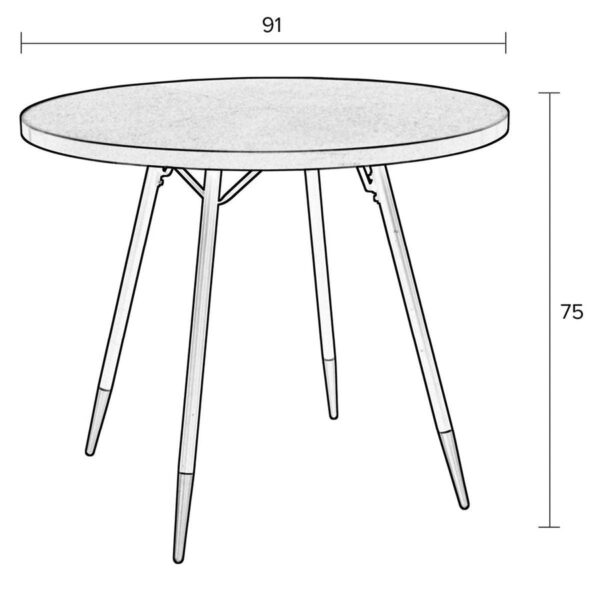 Zuiver laud Denise Round
