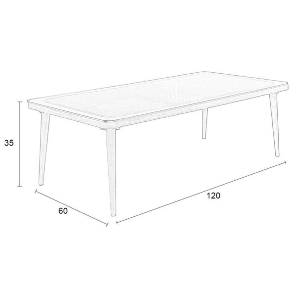 Zuiver lauatool Coffee Table Haru Rectangular