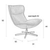Zuiver tugitool Lounge Chair John