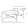 Zuiver tumba Coffee Table Li