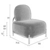 Zuiver tugitool Lounge Chair Polly
