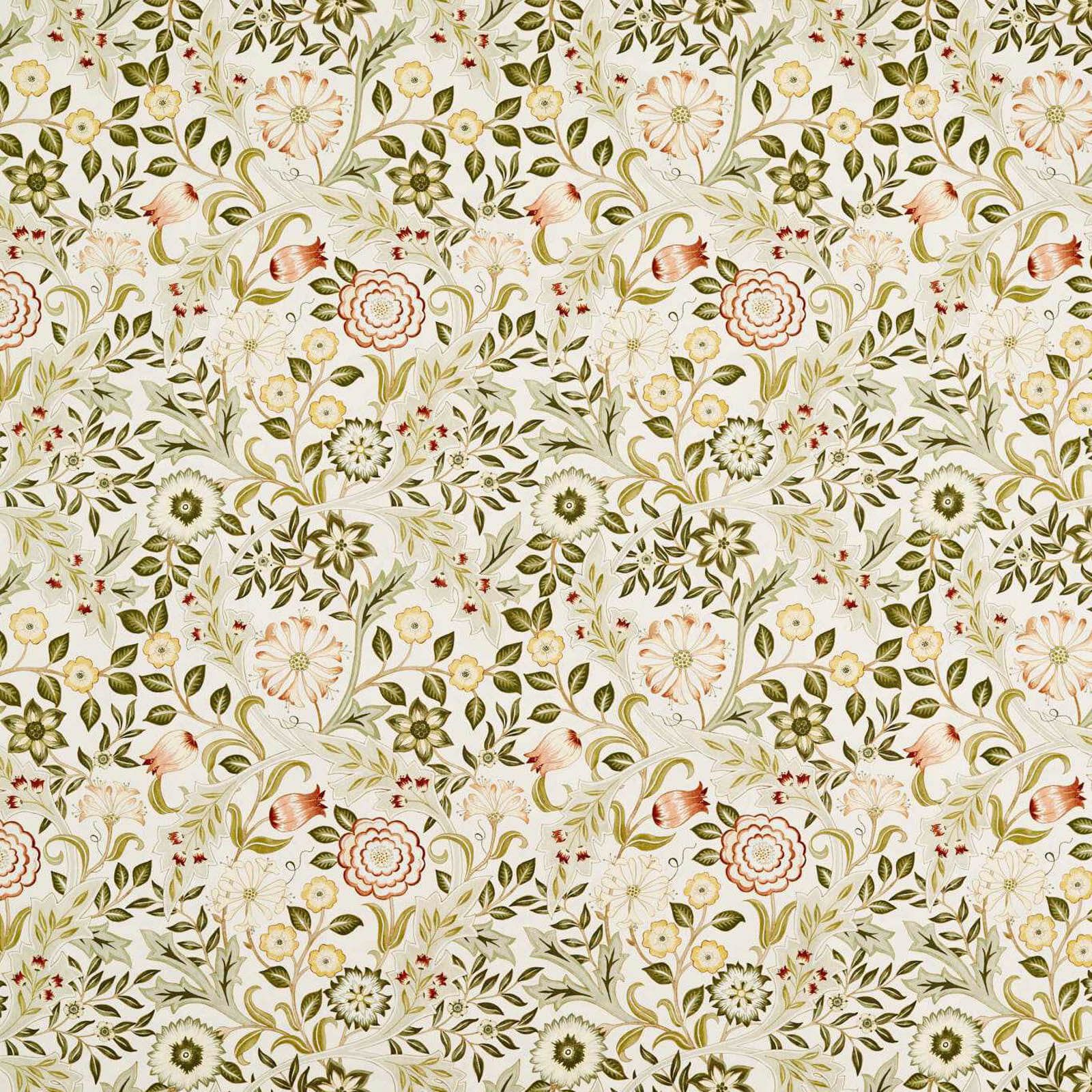 wilhelmina-wide-width-morris-and-co-russet-leaf-green-fabric-227294-image01 Morris & Co kangas Wilhelmina Wide Width