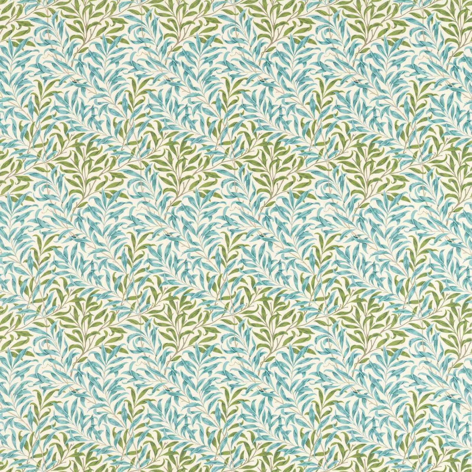willow-bough-morris-and-co-nettle-sky-blue-fabric-227112-image01 Morris & Co kangas Willow Bough