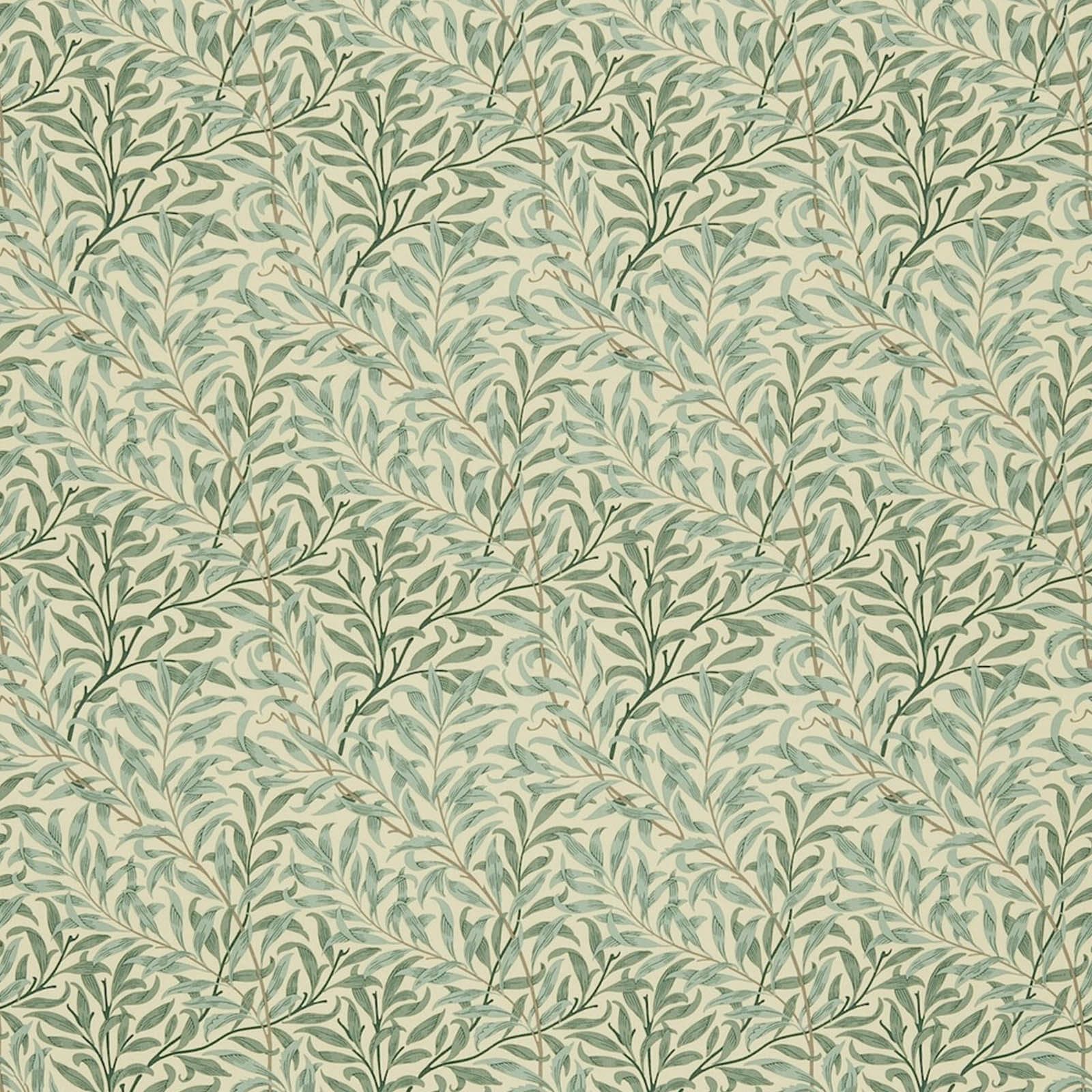 willow-boughs-morris-and-co-cream-pale-green-fabric-pr7614-1-image01 Morris & Co kangas Willow Boughs