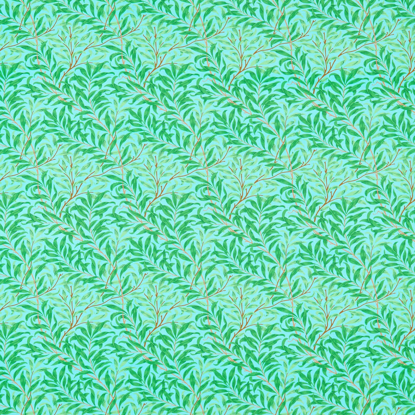 willow-boughs-morris-and-co-sky-leaf-green-fabric-226842-image01 Morris & Co kangas Willow Boughs