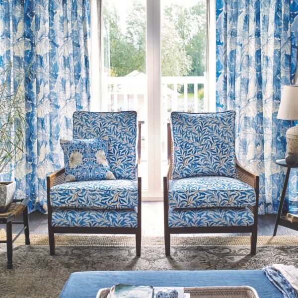 willow-boughs-morris-and-co-woad-fabric-226893-image02 Morris & Co kangas Willow Boughs