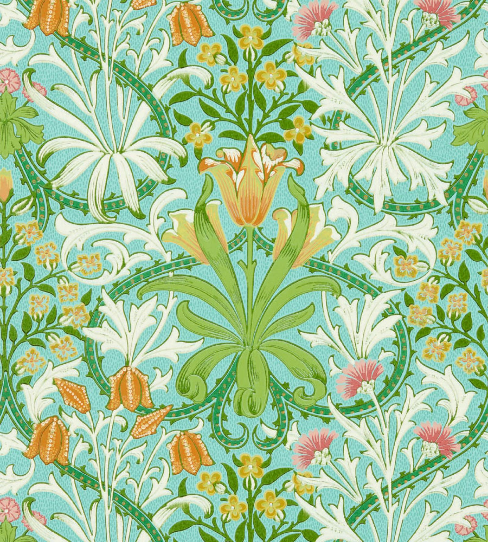 Morris & Co. tapeet Woodland Weeds