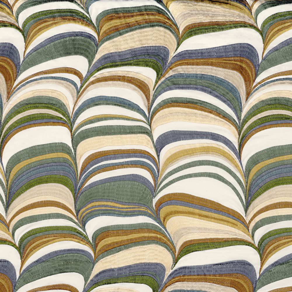 Casamance kangas Strates Bronze Olive