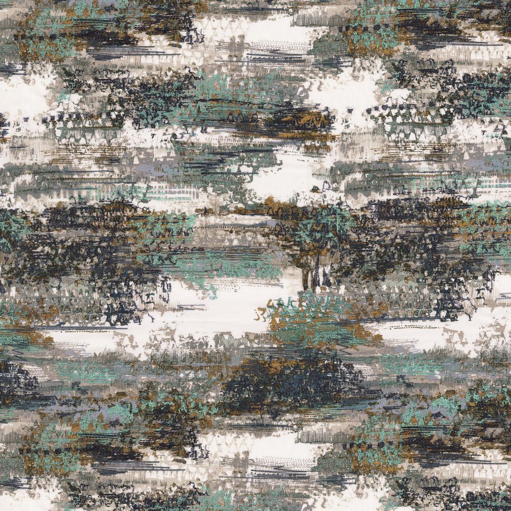 Casamance kangas Abstraction Celadon