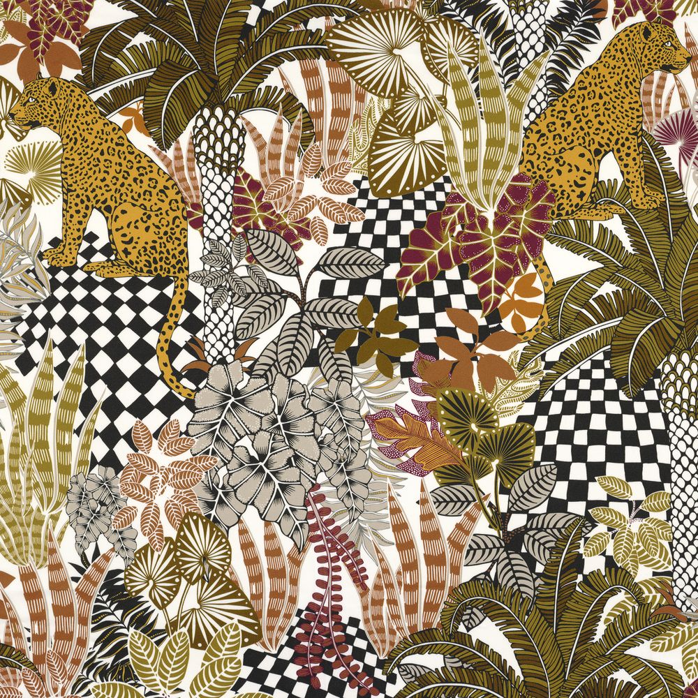 Casamance kangas Neofelis Blanc / Kaki