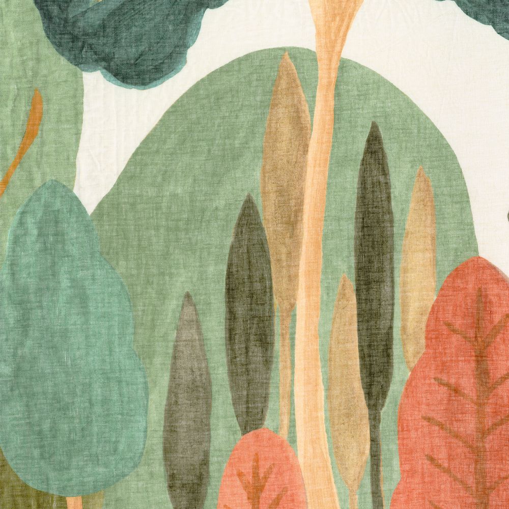 Casamance kangas Jardin D Este Vert Topaze