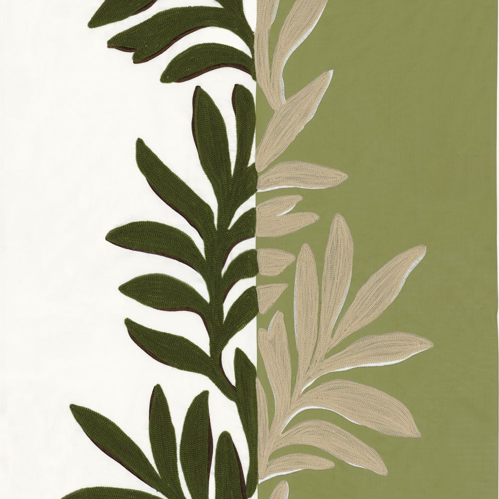 Casamance kangas Sophora Blanc / Olive