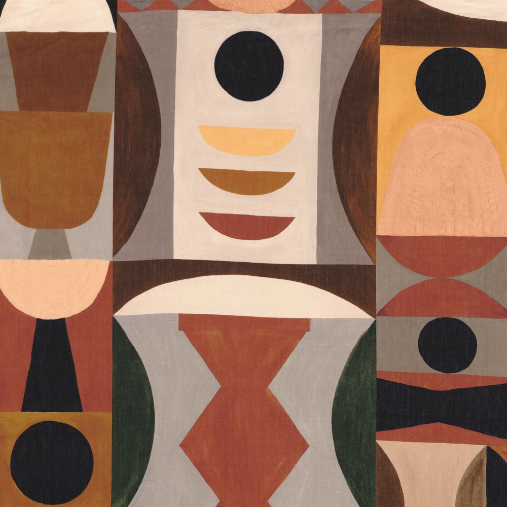 Casamance kangas Atelier Sud Terracotta/Sable