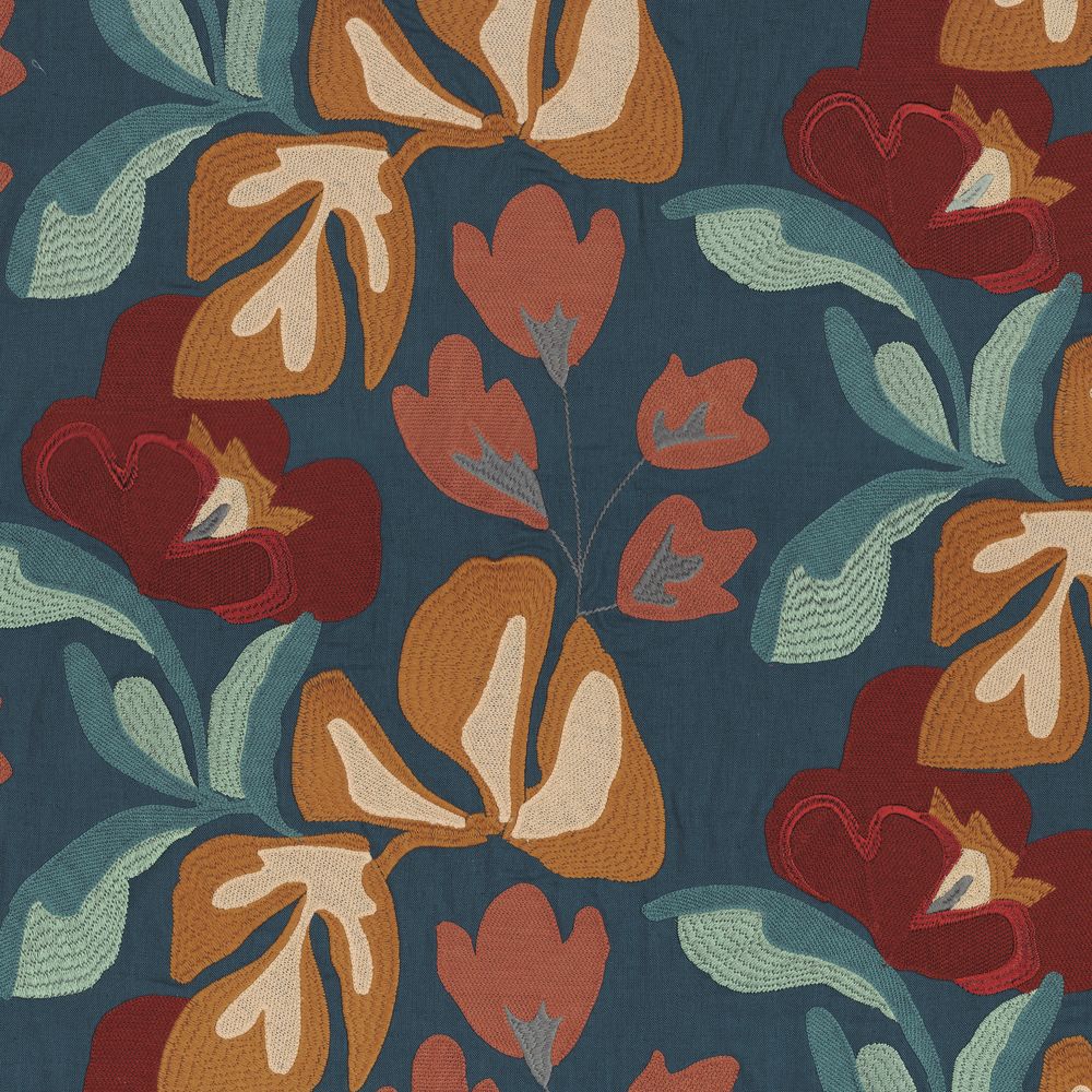 Casamance kangas Ayana Céladon Grenat