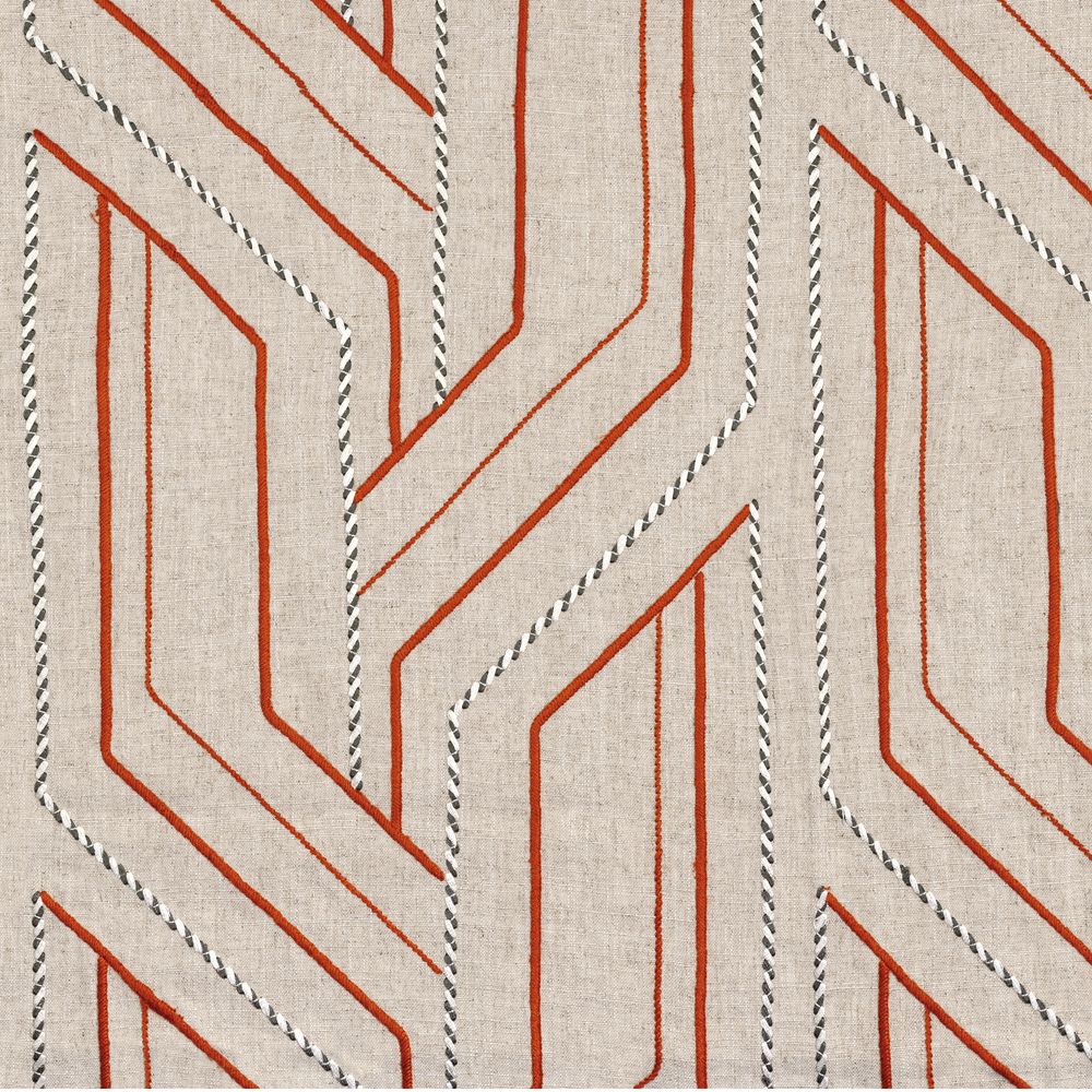 Casamance kangas Inka Flax / Orange