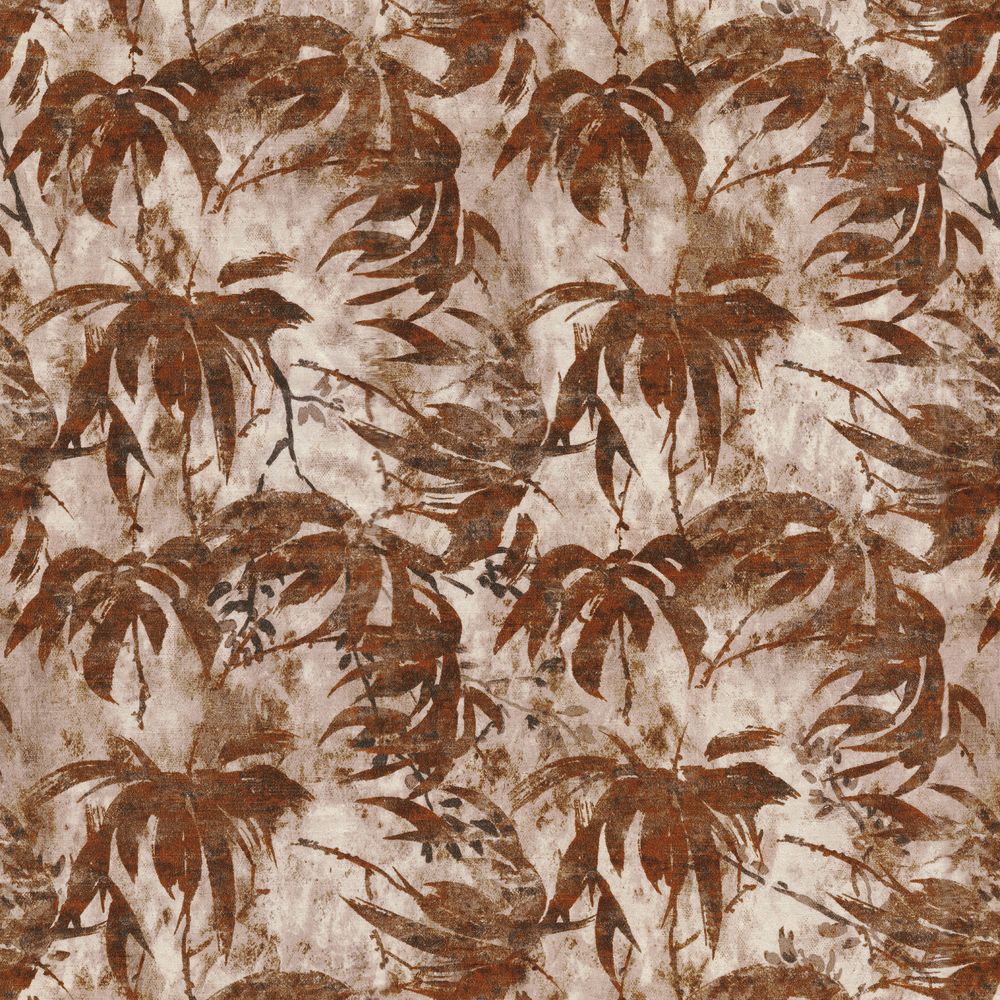 8120 - Left211 Casamance kangas Papyrus Orange Brulee