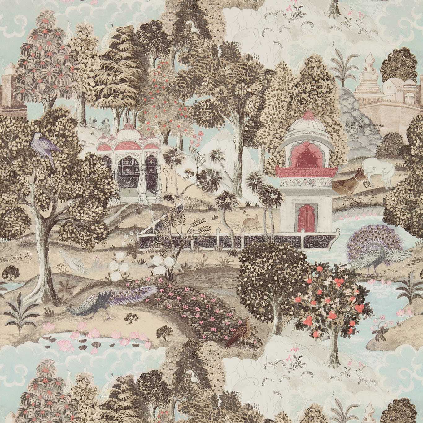 Zoffany tapeet Peacock Garden