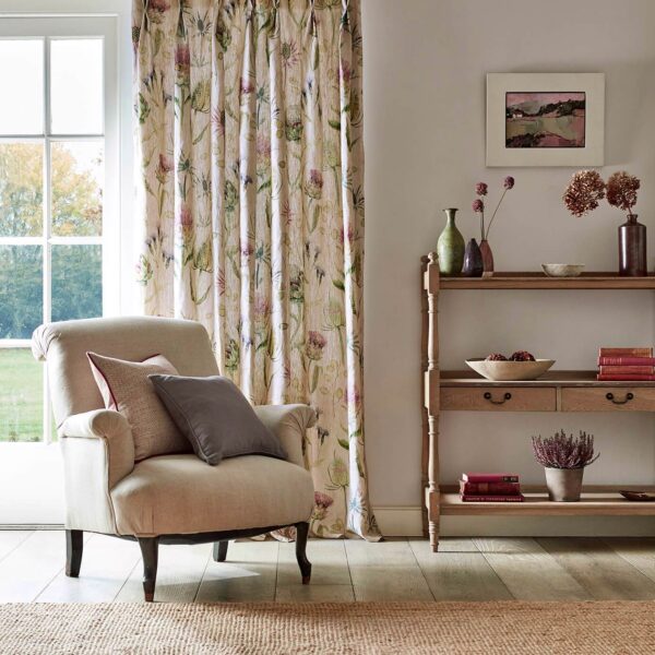 Sanderson kangas Thistle Garden Linen