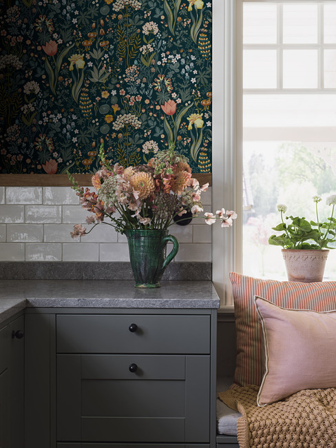 Boråstapeter porte Blomsterhav