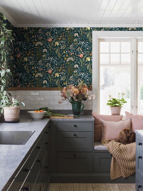 Boråstapeter porte Blomsterhav