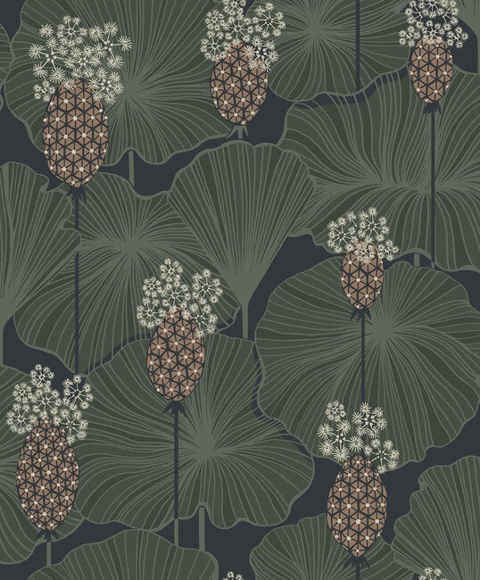 Boråstapeter tapeet Umbrella Leaves